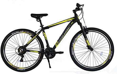 Umit Unisex Erwachsene 4 Bewegung Fahrrad, Schwarz, Gelb, 27,5 T.18
