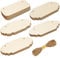 Belle Vous Pack de 24 Placas de Madera en Blanco Variadas - Tablero Madera Contrachapado con Cuerda para Colgarlo - Maderas para Bricolaje, Pirograbado, Bodas, Pintar Colgar Letreros