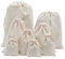 HERZWILD 25stk säckchen 7 * 9cm Kleine Beutel mit Kordelzug baumwollsäckchen geschenksäckchen Jutebeutel für Hochzeit Party (7 * 9cm)