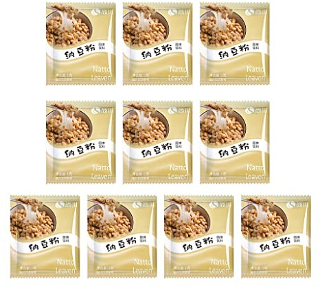 UNFAIRZQ Lot de 10 produits japonais naturels pour soutenir l'intestin pour la santé et le système immunitaire - Nourriture traditionnelle japonaise à usage domestique H Natto Starter