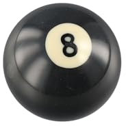 Ball Billiard #8 Poolball Ersatzpool Tisch Ball Pool Ball Pool Ball Standard Regulation Größe für Billardzimmer Spielzimmer, 52,5 mm/57,2 mm (schwarz, 57,2 mm)