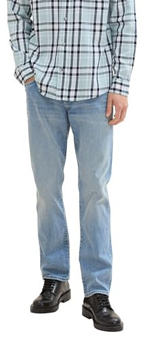 TOM TAILOR Herren 1035877 Marvin Straight Jeans, 10283-Stone Wash Denim, 30W / 32L