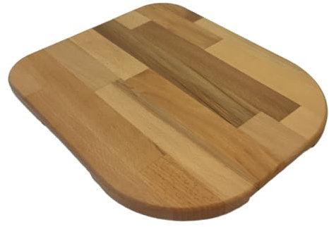 printiywood Tabla deslizante con mango deslizante para Monsieur Cuisine Connect de madera de haya maciza