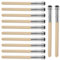 12 Stücke Holz Bleistift Extender, 12.5cm Bleistiftverlängerung Crayon Erweiterung mit Holz Griff für Maleratelier Skizze Bleistiftverlängerer Stift Extender Set