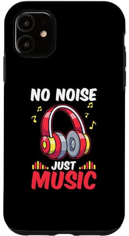 Hülle für iPhone 11 Silent Disco Kopfhörer Kein Lärm Nur Musik