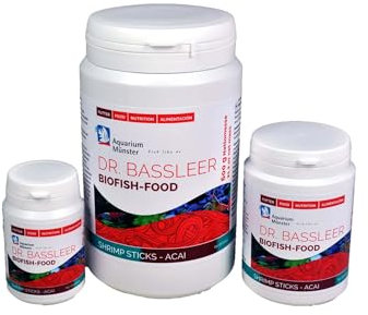 Dr. Bassleer Biofish Food Shrimp Sticks Acai 150 g, Alleinfutter für Ziergarnelen
