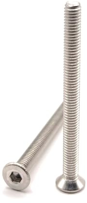 Vis M3x35 mm Tête Fraisée BTR en acier INOX A2 | Ø 3x35 mm - M3 x 35mm | FHC à 6 pans creux (clé allen) ISO 10642 / DIN 7991 | Vis inoxydable A2 (V2A/304) : LOT DE 50 Pcs - Premium Fixation