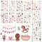 GROFIS Sticker Babyalbum Set (316 Motive), Selbstklebende Aufkleber für Kinder und Baby Fotoalben, Scrapbooking Stickers für DIY Geschenke Party Geburtstagskarten Gästebuch Fotoalbum Scrapbook