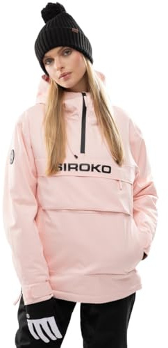 SIROKO - Snowboardjacke mit Isolierung für Damen W6-W Flims - S - Rosa