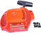 HUVNEXA Pull Rewind Recoil Starter, for Husqvarna, 435 435E 440 440E Kettensäge 544287002 Rückstoß-Seilzugstarter
