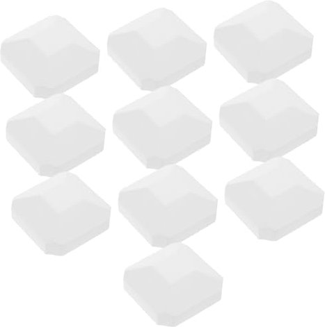 CATIEBYE 10pcs Cordierite Briquettes Replacement for Gas Grill Evenly Heated Bbq Grill Replacement Parts Suitable for Outdoor Grilling