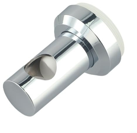 Soporte de pared ABS, soporte elevador para barra de ducha, 22 mm de diámetro, acabado cromado, con tornillo de fijación para tubo de 21,5 a 22 mm de diámetro