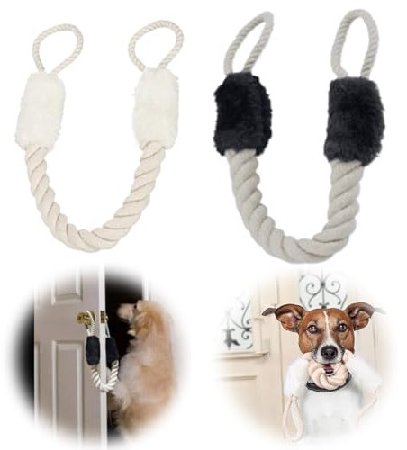 CATOR 2 Stück Türstopper und Klemmschutz für Haustiere und Babys aus Seil 60cm