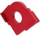 VILLCASE r- -Locator Tür trimmen Punkt Gesenkschleifer-Bits Ecke Route filges corner rounder woodworkers klemmbausteine Rundbogen-Vorlage runder Eckpositionierer Aluminiumlegierung rot