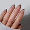 BTArtbox Press On Nails Short - Lamp-Curable Leopard French Nails Almond Ngel Zum Aufkleben with Glue for Women, Semi-Transparent Nagel Tips in 16 Größen - 32 Stück On Gel Nägel Set, Wild Cheetah