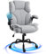 GGCIR Office Chair,Desk Chair with 90° Flip up Armrest,Computer Chairs for Adjustable Height, Comfortable for Office Home Gaming(Grey Fabric)