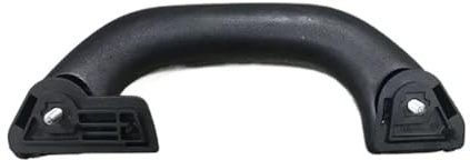 Generisch Türgriffclip Schwarzer Auto-Innendach-Decken-Haltegriff für VW Golf 4 GTI R32 Polo 9N für Jetta MK4 für Bora A4 6N0857607T 6N0857607G Ersatz(Black Rear)