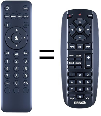 WDZP Telecomando di ricambio per radio Sirius universale per radio Sportster, Starmate e Stratus