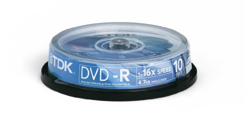 Tdk Box Dvd-R T19415 4 7Gb 16X 10 Pz