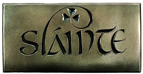 Slainte Irish Blessing Good Health Bronzed Plaque - Made in Ireland