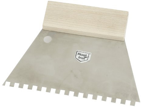kwb 0327-18 spatule crantée inoxydable 180 mm