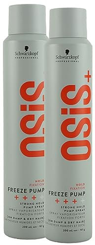 Schwarzkopf 2x Osis Freeze Pump Strong Hold Pumpspray je 200 ml = 400 ml