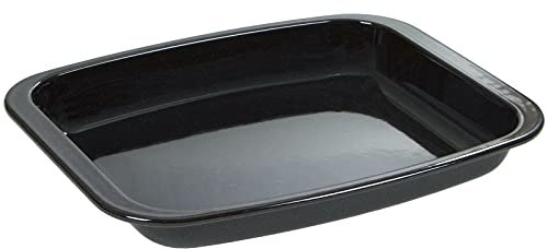 Wham New Black Vitreous Enamel Medium Roaster Roasting Dish Pan 32cm 55100, Unknown