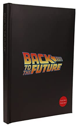 SD TOYS Libreta con luz A5 logo. Regreso al futuro