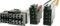 Audioproject A182 - Auto-Radio Adapter-Kabel JVC 16-pin Stecker -> ISO Buchse KD-FX KD-G KD-S KD-MD DIN Kabel-Baum