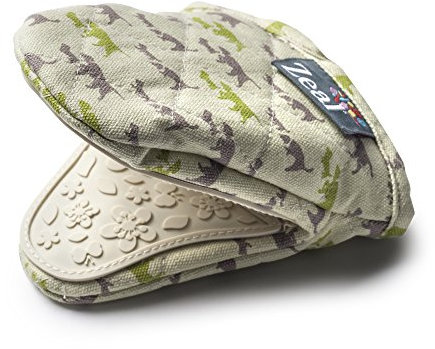 Zeal Mini Mitt/Pot Holder, Dog/Cream, Size S
