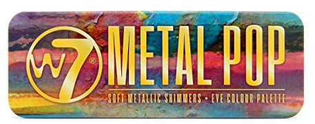 w7makeup - Metall Pop Schattenpalette