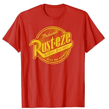 Disney Pixar Cars Vintage Rust-Eze Ointment Graphic T-Shirt T-Shirt