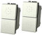 2 Pezzi Pulsante Interbloccato Doppio Saliscendi, Compatibile Con Bticino Living Light (Grigio)