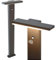 max K O M F O R T LED Standleuchte mit Bewegungsmelder Pollerleuchte Wegeleuchte 10W - 78cm hoch - warmweiß - Anthrazit 17504-800 (Pollerleuchte schwarz mit Bewegungsmelder)