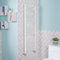 Warmehaus Radiateur de salle de bain contemporain droit échelle radiateur sèche-serviettes chauffant 1500 x 500 mm chauffe-serviettes chauffage central blanc