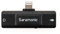 SR-EA2D Lightning-Audio-Schnittstelle mit 3,5 mm TRS- oder TRRS-Mikrofoneingang und 3,5 mm Kopfhörerausgang für Apple iPhones und iPads mit Lightning