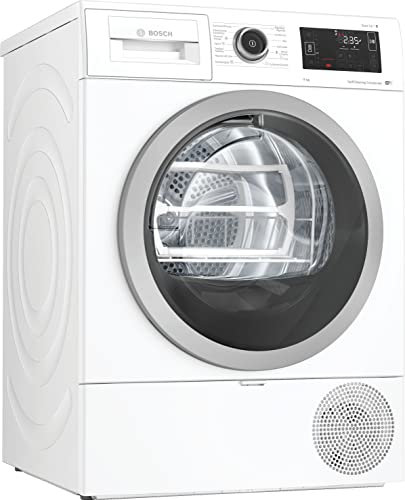 Bosch Serie 6 WTU87RH2ES Secadora con bomba de calor 9kg, Blanco y metalizado