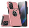 KRAFTCARE Hülle für Samsung Galaxy A53 5G mit 1 Pack Panzerglas Schutzfolie, Handyhülle mit Eingebetteter 360° Grad Ring, Magnetische Schutzhülle Stoßfest Cover Case für Samsung A53 5G,Rosa