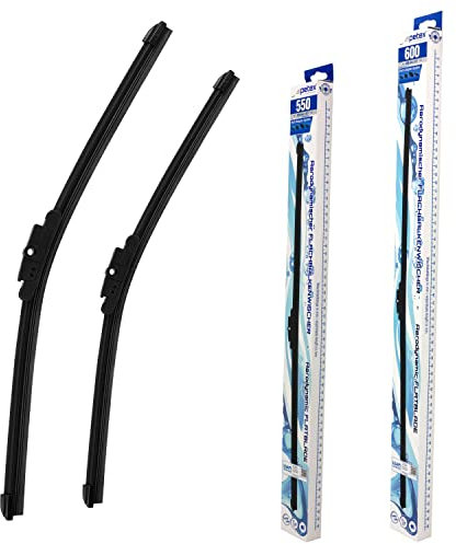 PETEX Scheibenwischer, Länge: 600 mm/550 mm - Frontscheibenset