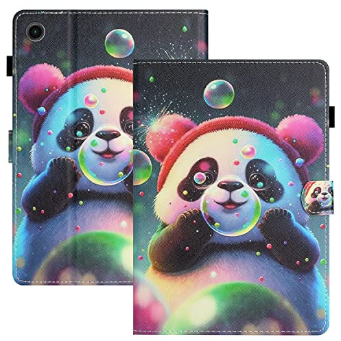 Aswant Funda para Lenovo Tab M10 Plus 3rd Gen 10.61 2022 (TB-125F/128F), Funda Tablet Lenovo Tab M10 Plus, Cubierta Protectora Cover Tab M10 Plus 3 generación (Panda)