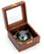 NKlaus Maritim Loupe de 10 cm en Laiton dans sa boîte en Bois avec Couvercle en Verre Loupe de Lecture 11726