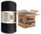 Haya Home 240 EXTRA LARGE Heavy Duty Bin Bags 100L Black Plastic Bin Liners 45 μm Refuse Sacks Ultra Strong Heavy Duty Waste Dustbin Bags for Kitchen Home Office DIY Garden Use 100% Recycled Material