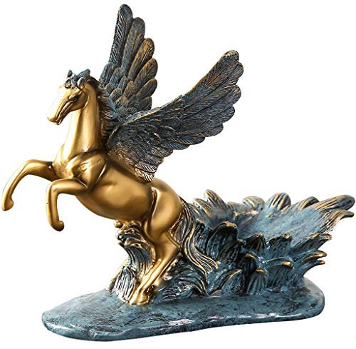 MAKIVI Statue Europäische kreative Pegasus Weinregal Dekoration Wohnzimmer Weinbar personalisierte Kunsthandwerk American Home Fashion Weinregal Figuren Marriage