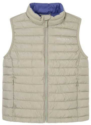 Hackett London Herren Summer Gilet Jacke, Green (Seagrass Green), 5 Years