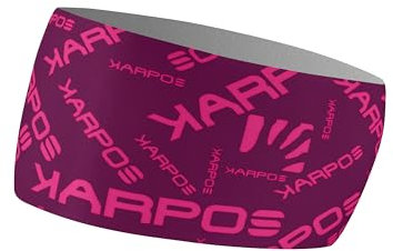 KARPOS Unisex PELMO Headband Head Band, Boysenberry/PINK, One Size