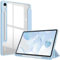 Fintie Funda Samsung Galaxy Tab S9 FE/Tab S9 de 11 Pulgadas 2023 Soporte S Pen, Funda Híbrida Delgada a Prueba de Golpes con Carcasa Trasera Transparente - Azul Claro