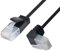 chenyang CAT6 RJ45 Ultra Slim Ethernet Câble d'extension inclinée à 90 degrés pour le routeur TV Box 3.0M