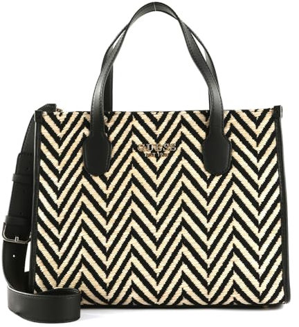 GUESS Silvana Two Compartment Tote Black