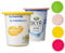 Yogurt Pot Lids,4 Pcs Reusable Silicone Stretch Lids Designed to fit Standard Yoghurt and Cream pots