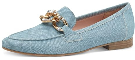 MARCO TOZZI Slipper Donna in Pelle con Tacco a Blocco